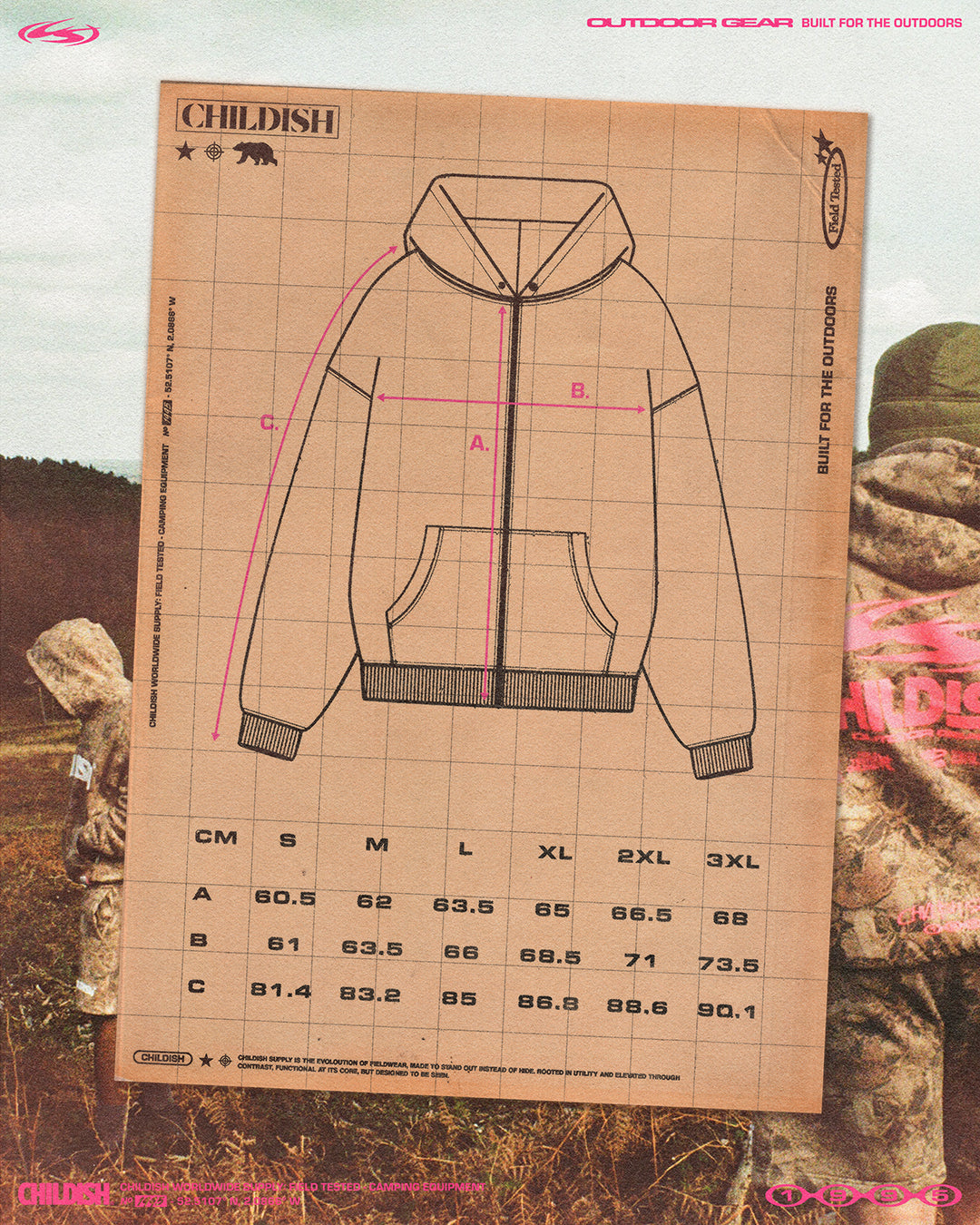 CHILDISH® SUPPLY ZIP HOODIE