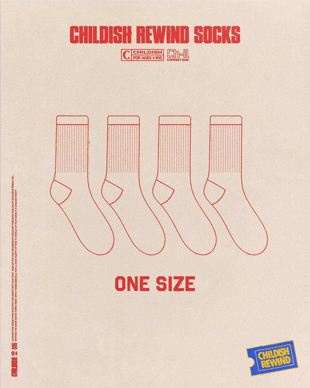 CHILDISH® REWIND SOCKS (4-PACK)